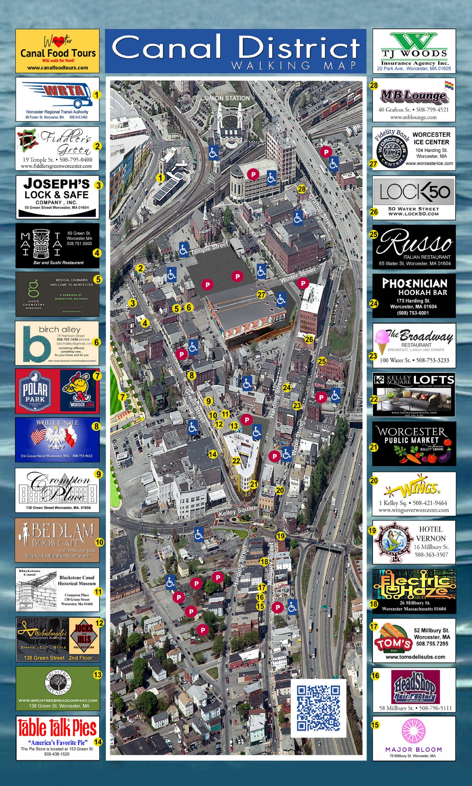 Walking Map The Canal District